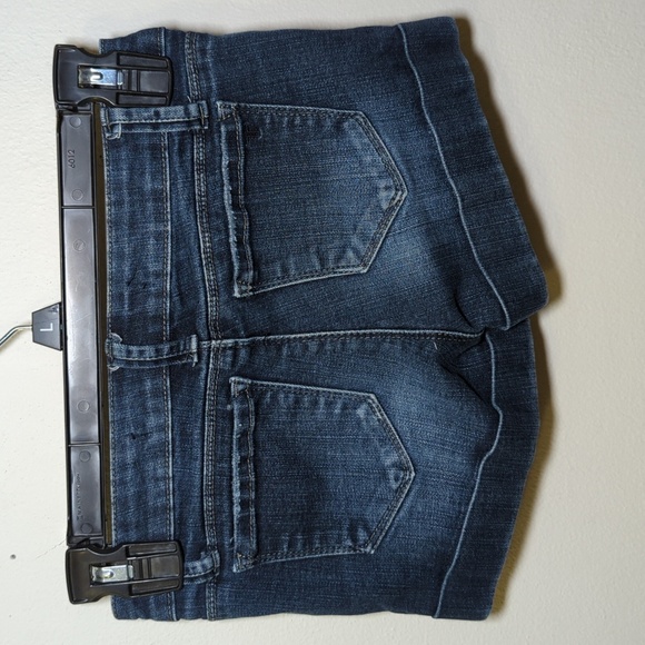 Tractr Cuffed Denim Shorts Dark Wash Girls Size 10 - Picture 3 of 5